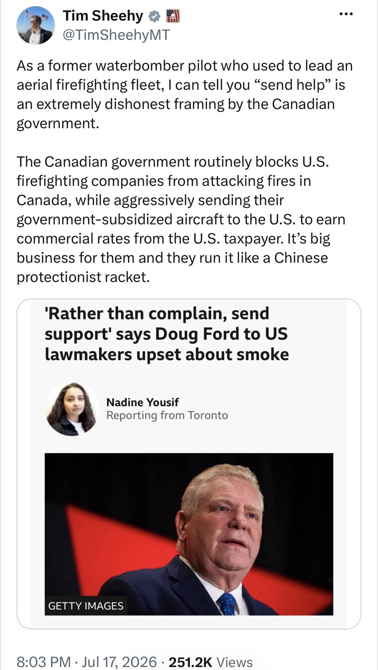 Media from Donald Trump Truth Social post published Jul 18, 2026, 2:18 AM UTC